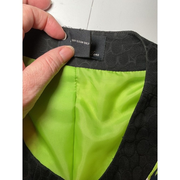 Trenz by Lauren G Blazer Floral Print Open Front Ruched Sleeve Jacket 2X - Picture 10 of 13